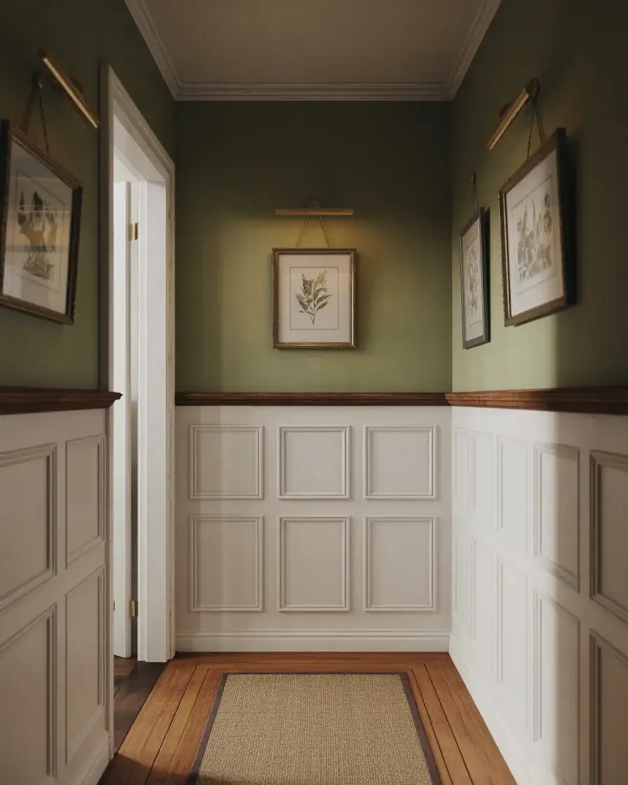 Wainscoting with a Painted Upper Half 2