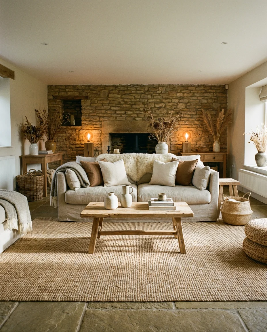 A Sage Green Couch as the Room's Anchor 2