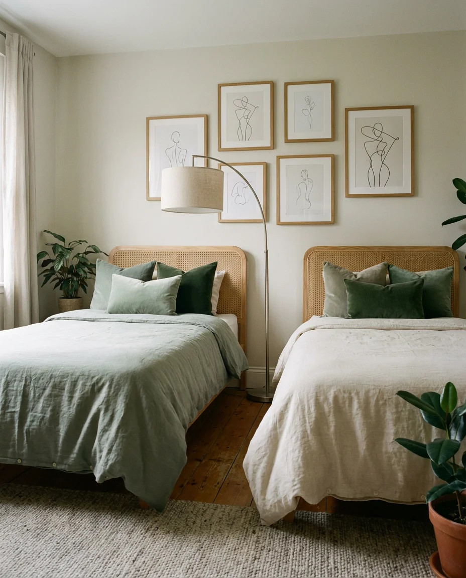 Aesthetic Twin Bedroom That Lives Up to the Word 1