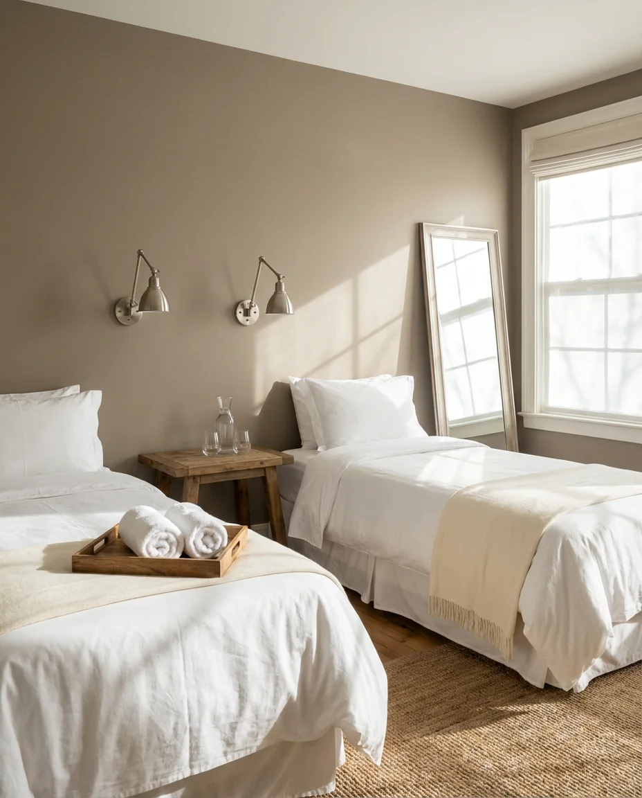 Airbnb Twin Bedroom Designed to Get Five Stars 1