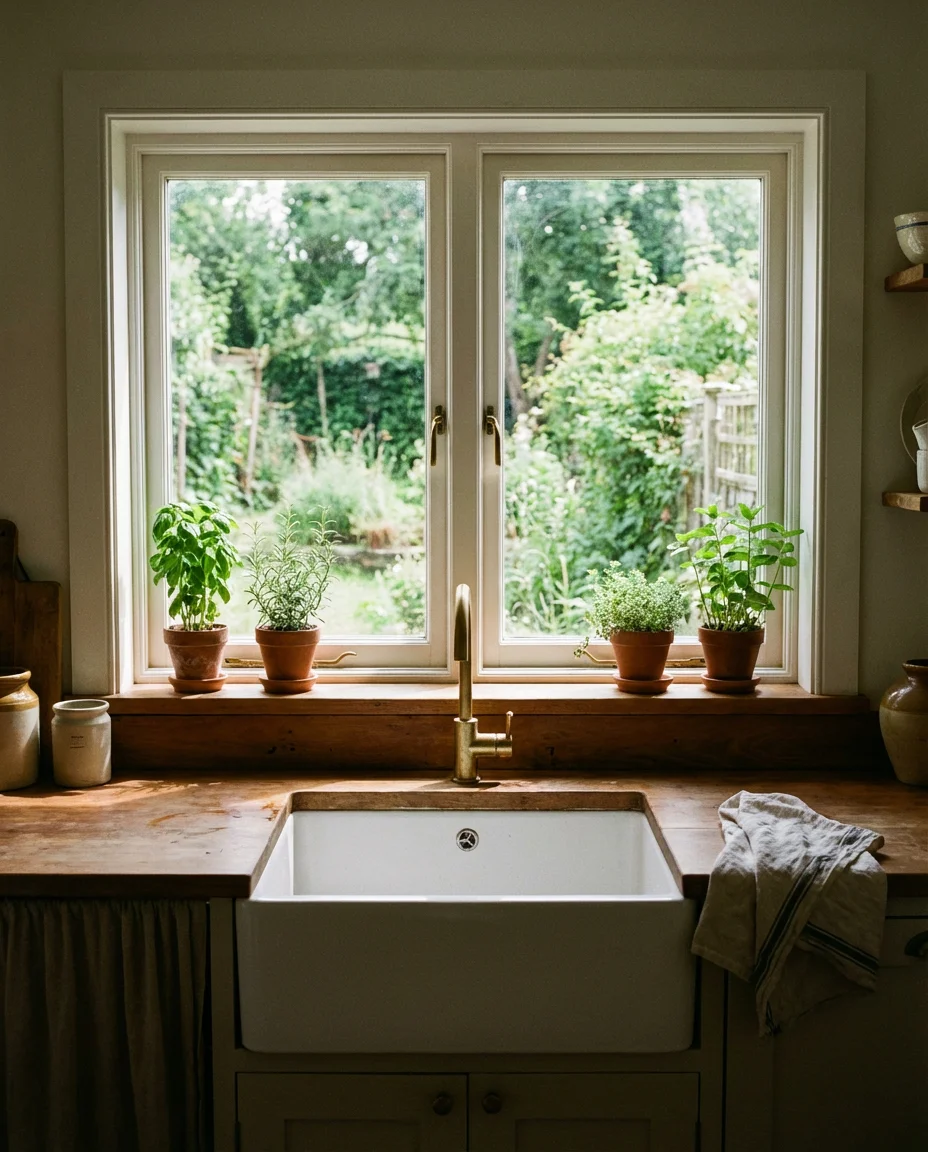 All-White Kitchen Sink Schemes 1