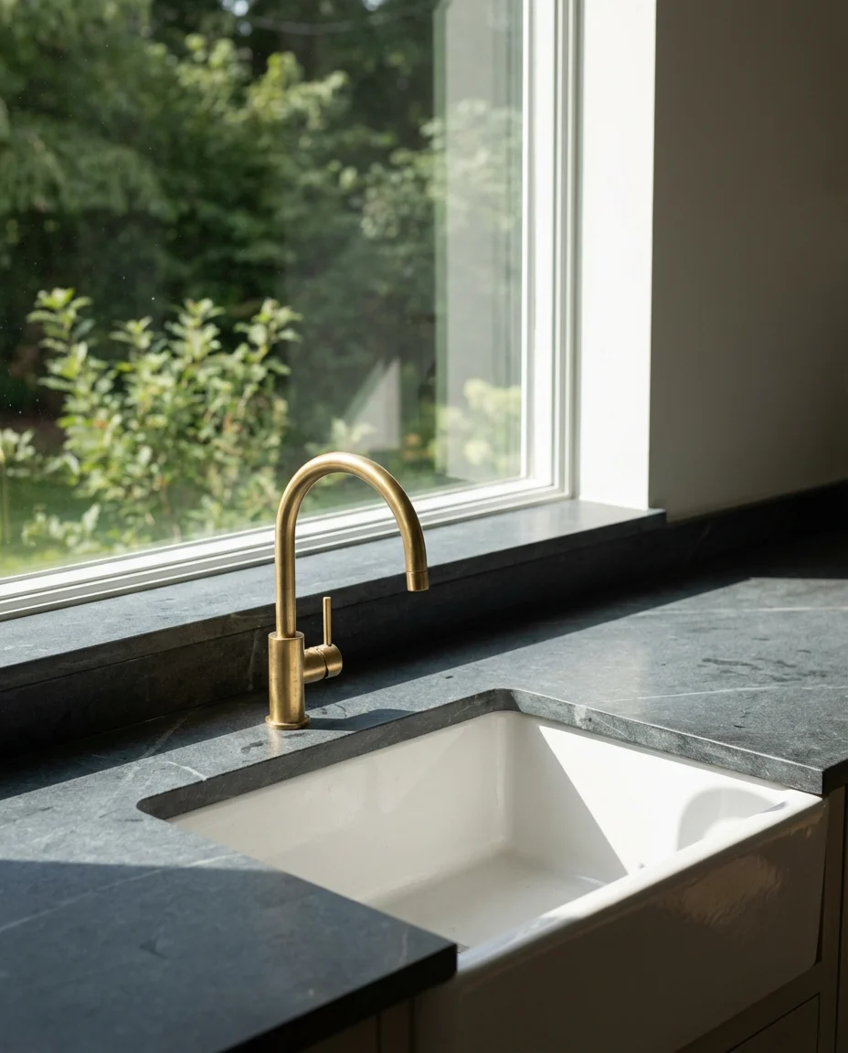 All-White Kitchen Sink Schemes 2