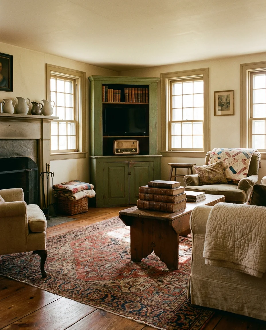 Antique-Layered Farmhouse With a Curated Collector's Eye 1