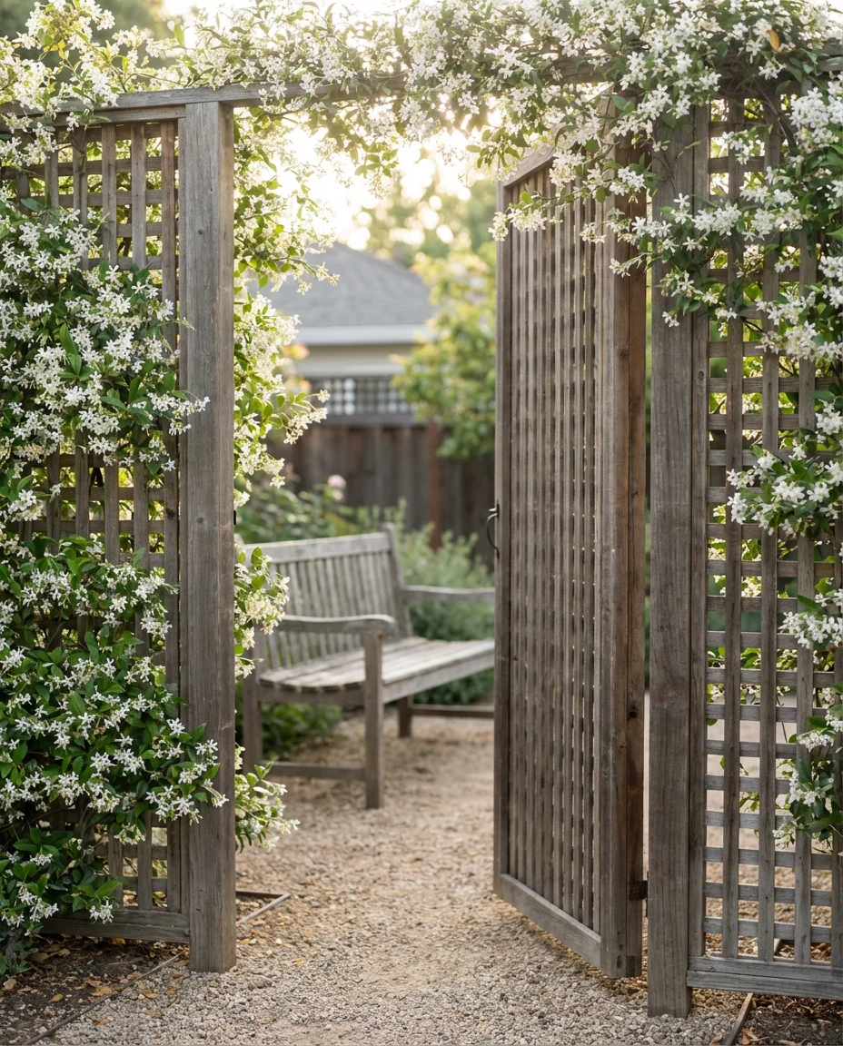 Backyard Privacy Screen with Living Walls 1