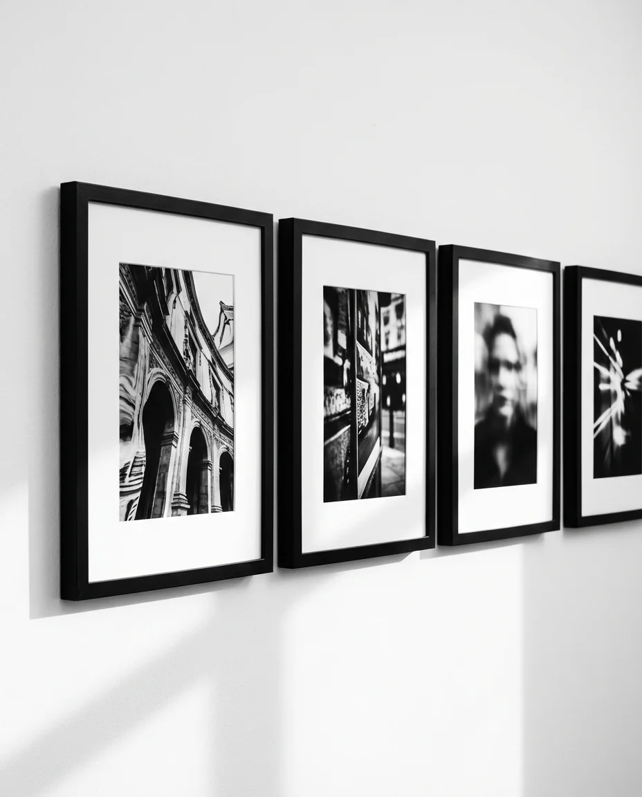 Black and White Photo Grid in the Office 2