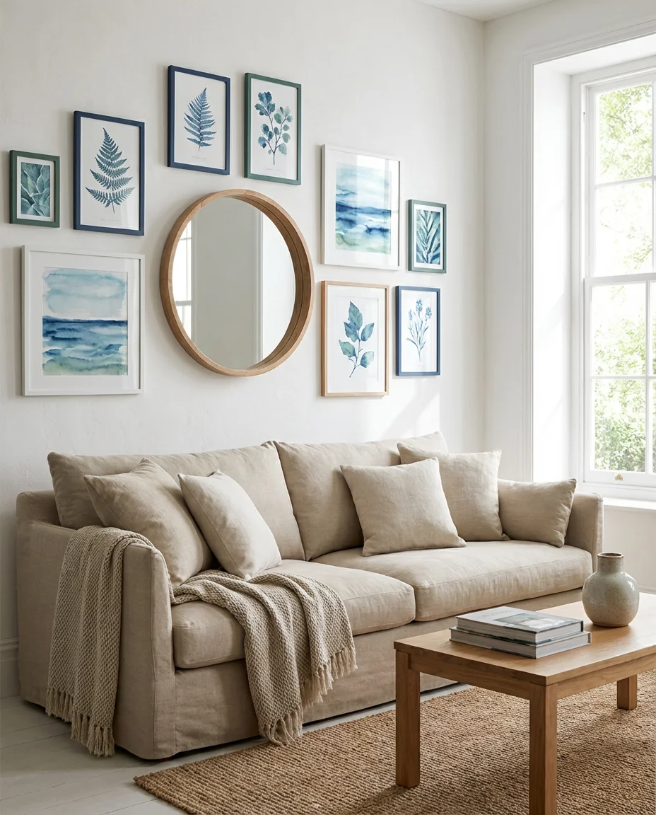 Blue and Green Wall Decor Ideas to Transform Any Room 1