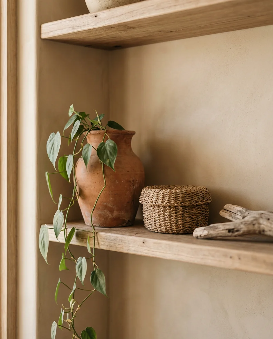 Boho Coastal Kitchen with Warm Textures 2