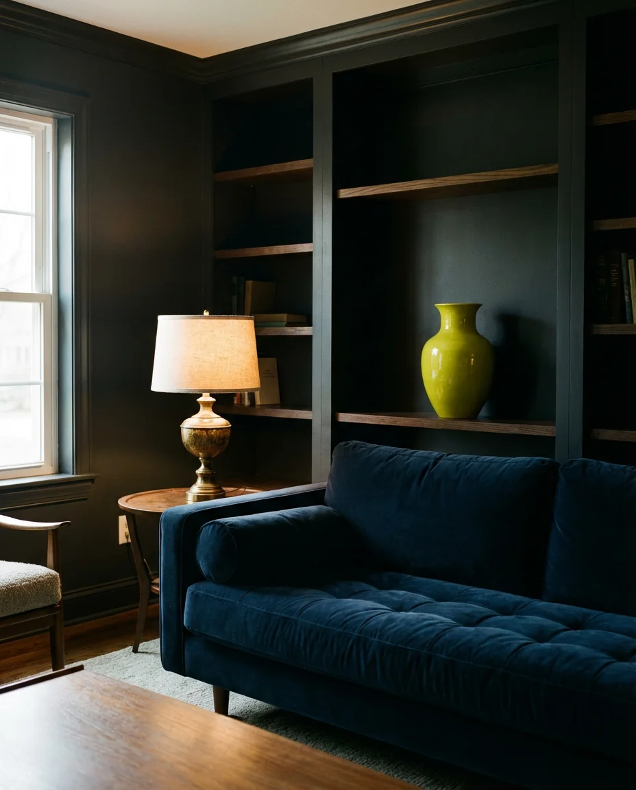 Bright Accents Against a Dark Moody Base 1