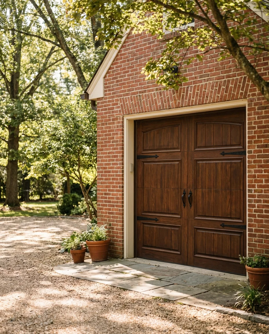 Brown Carriage House Garage Door 1