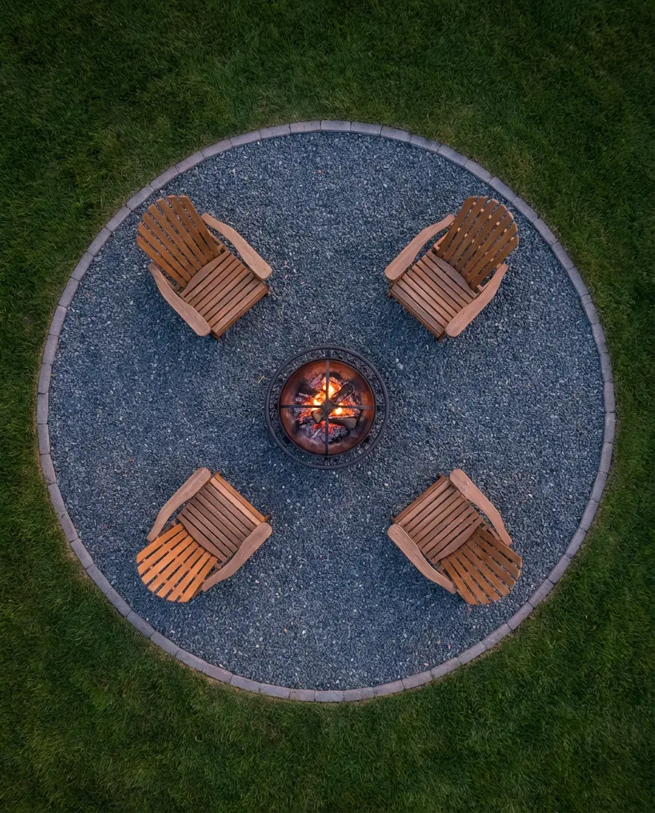 Budget DIY Fire Pit Patio 2