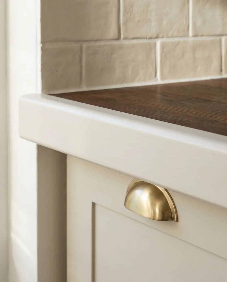 Budget Kitchen Makeover With Paint and Hardware 2