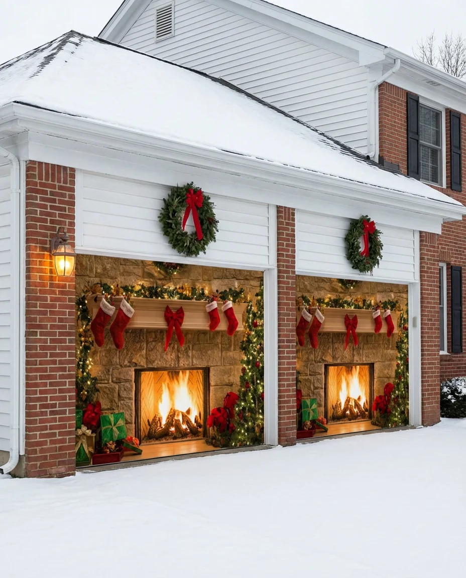 Christmas Garage Door Decorations for the Holidays 2