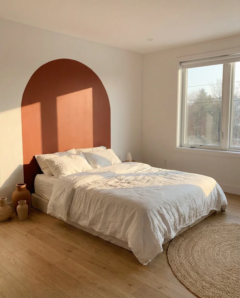 Color-Blocked Headboard Wall 1