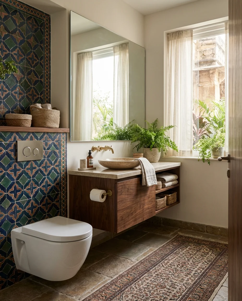 Compact Luxury for Small Space Indian Bathrooms 1
