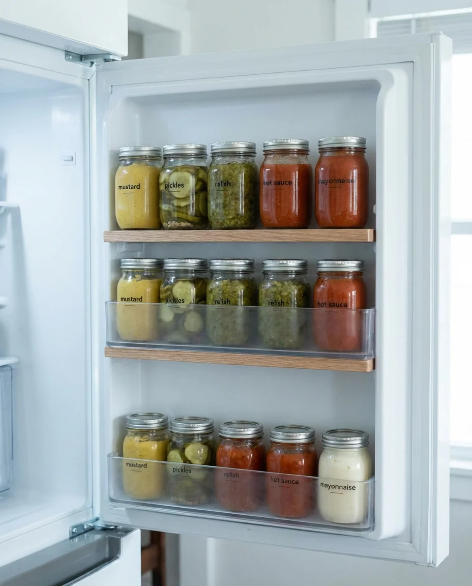 Condiment and Sauce Door Organization 2