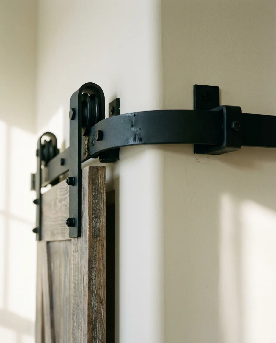 Corner Barn Door Installation for an Awkward Layout 2