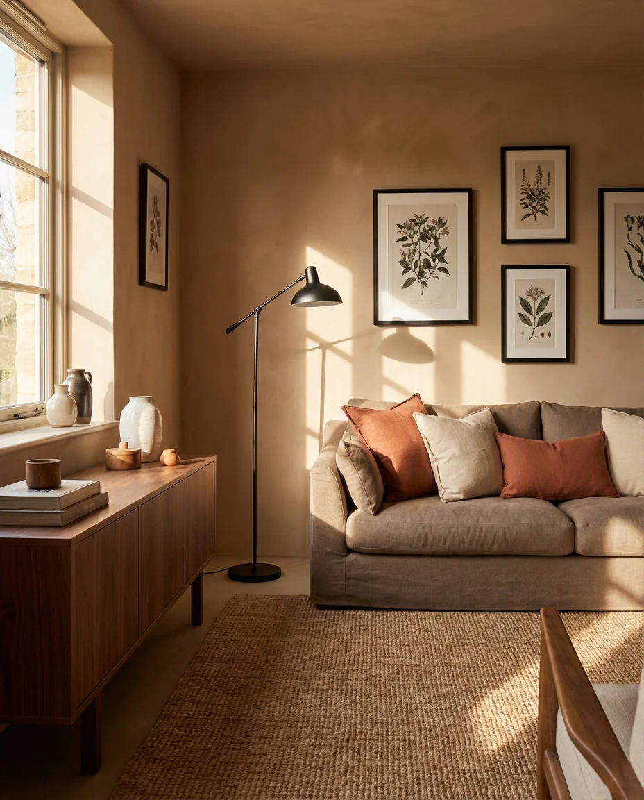 Cosy Cottagecore Living Room with Dried Botanicals 1