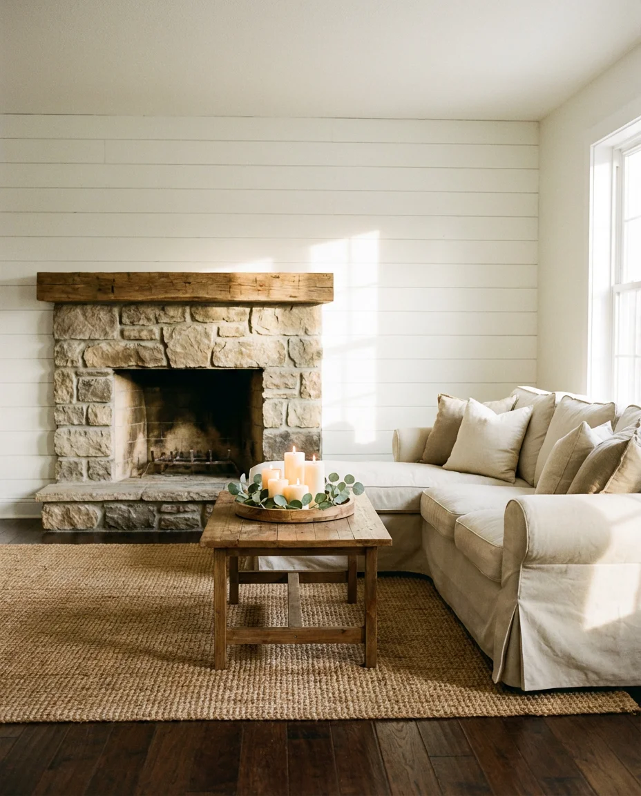 Country Charm With Shiplap Walls 1