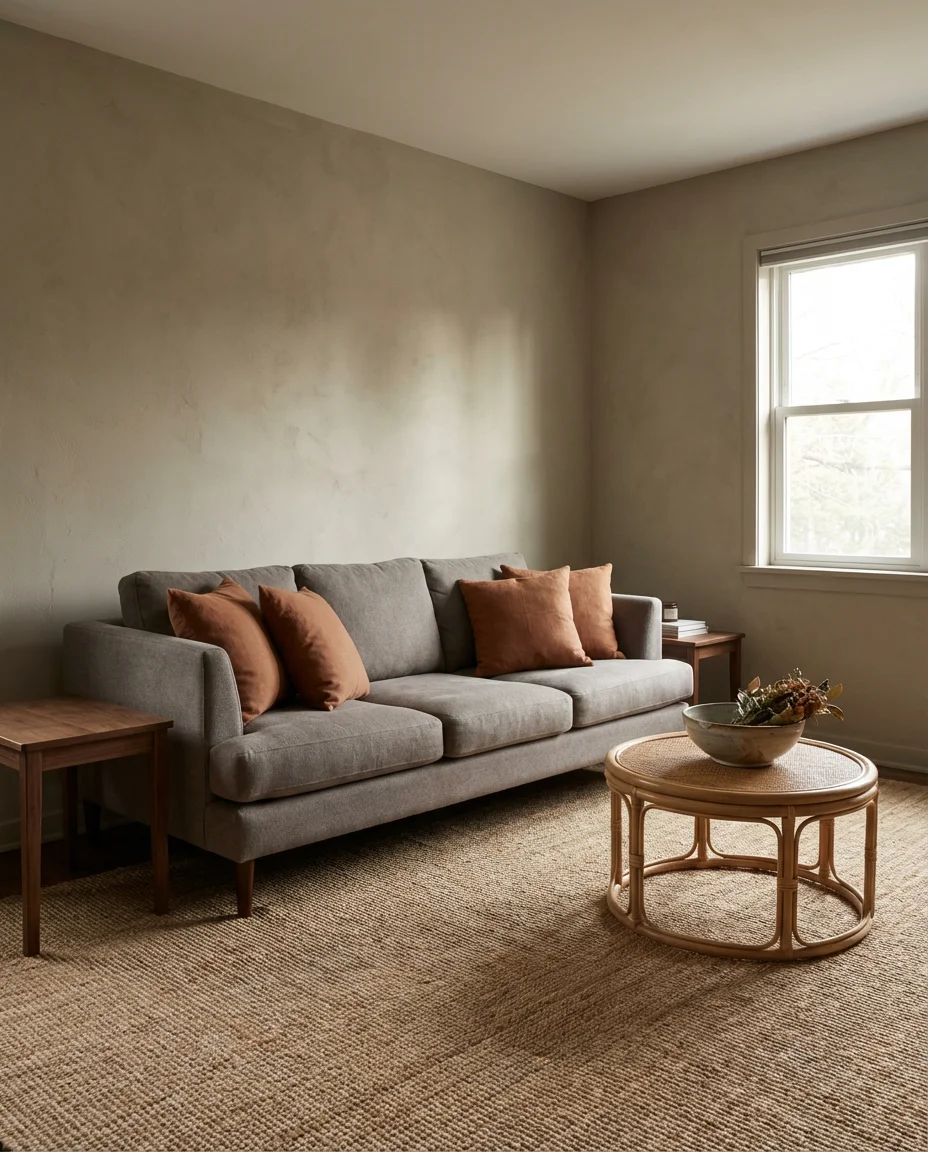 Cozy Rustic Layers with Chunky Knit Throws 1