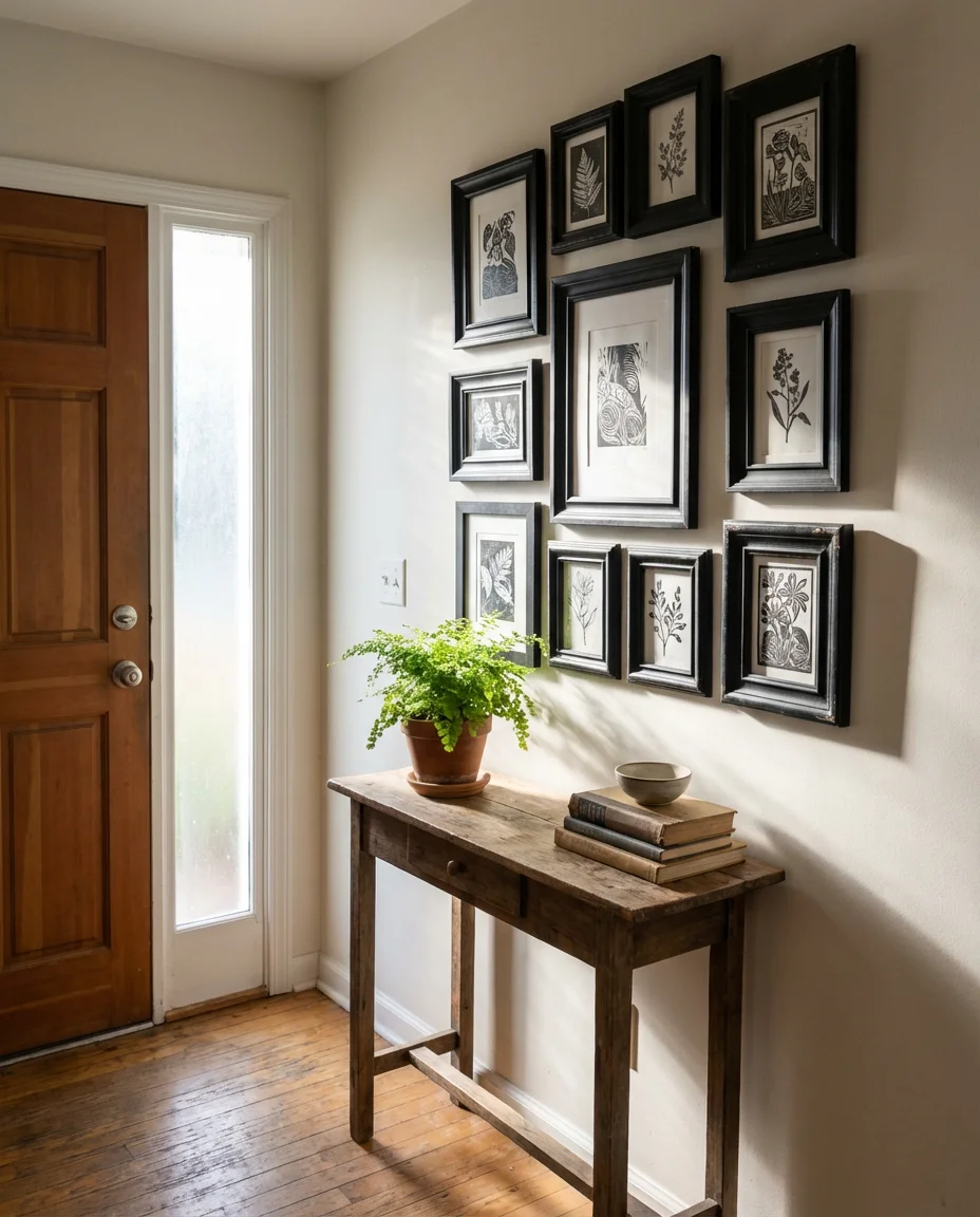 DIY Entryway Gallery on a Budget 1