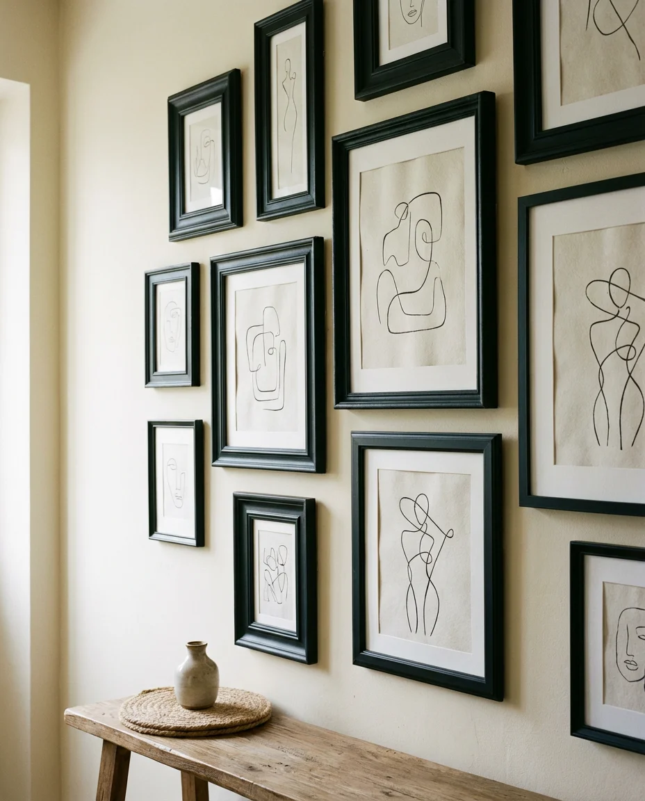 DIY Entryway Gallery on a Budget 2