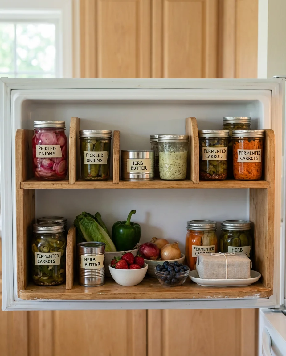 DIY Fridge Organization on a Budget 2