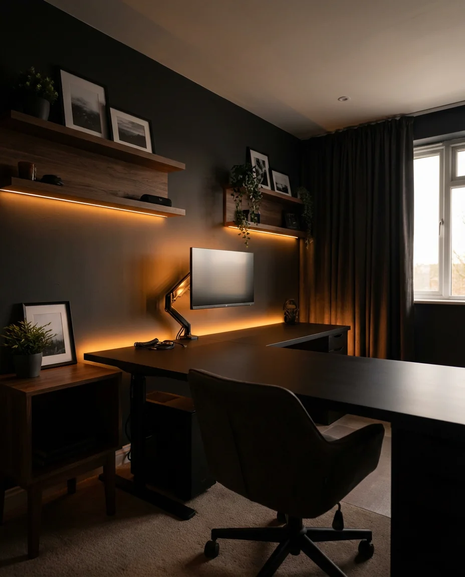 Dark Moody Aesthetic Setup 1