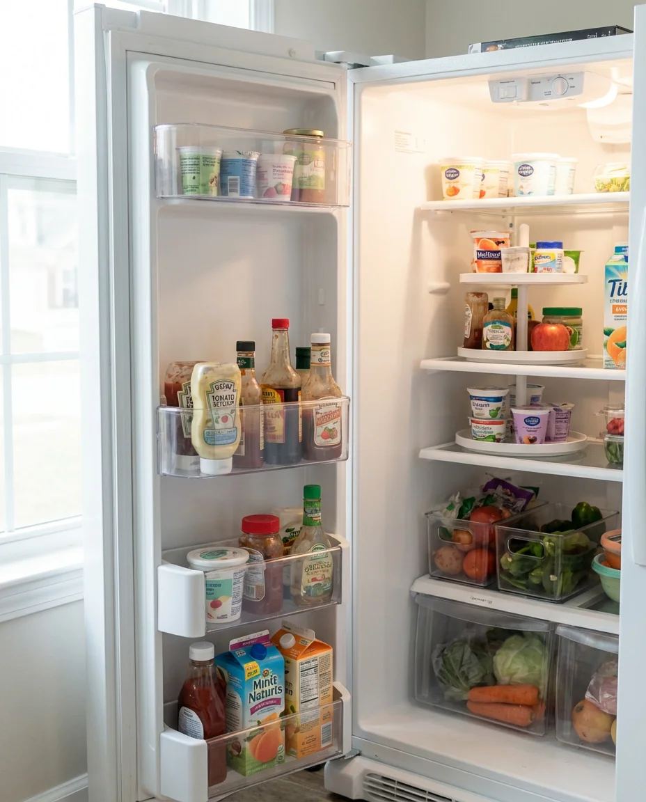 Dollar Store Fridge Refresh 1