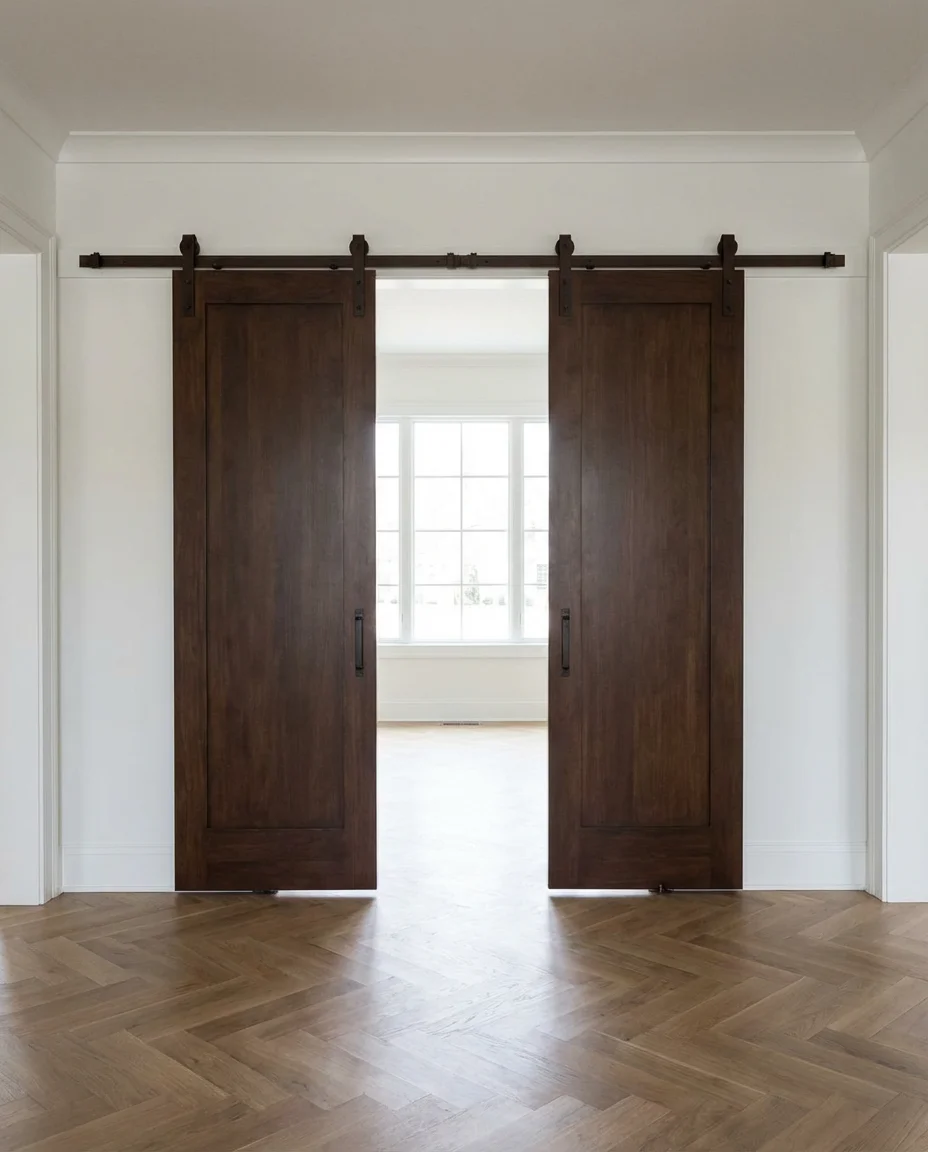 Double Barn Doors for Wide Openings 1