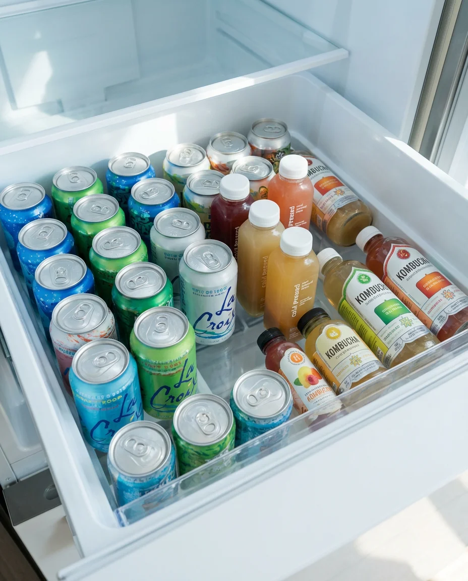 Drink Station Inside the Fridge 2