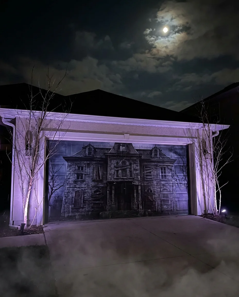 Halloween Garage Door Decorations That Impress 2