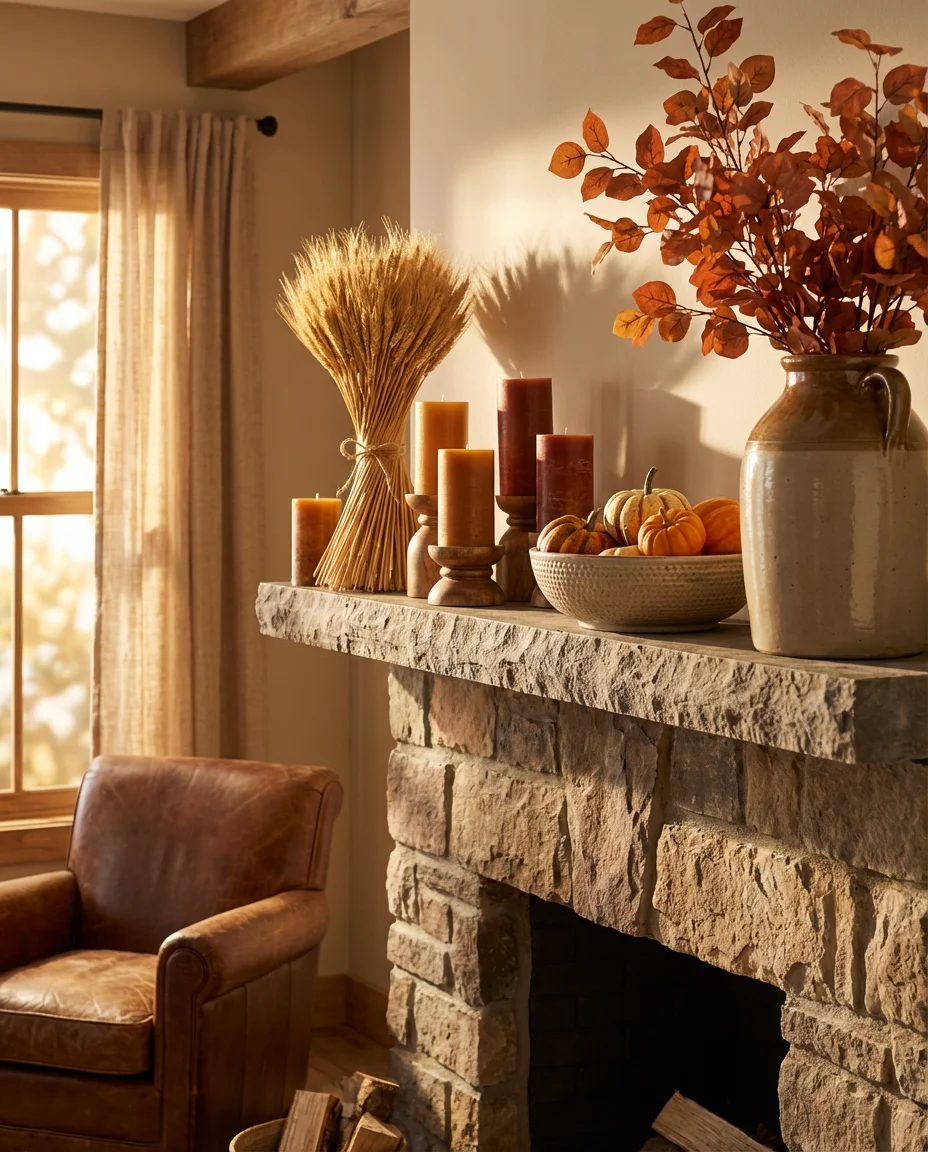 Holiday Fireplace Decor Beyond Christmas 1