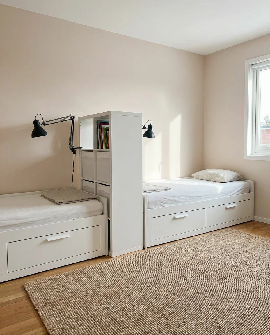IKEA Twin Bedroom Built for Small Rooms 1