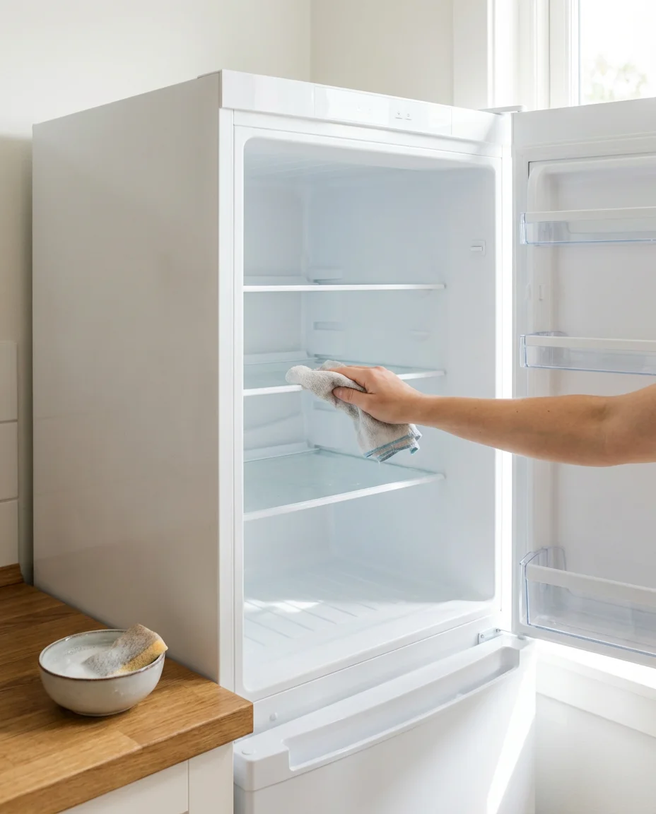 Inside Fridge Deep Clean and Reset 1