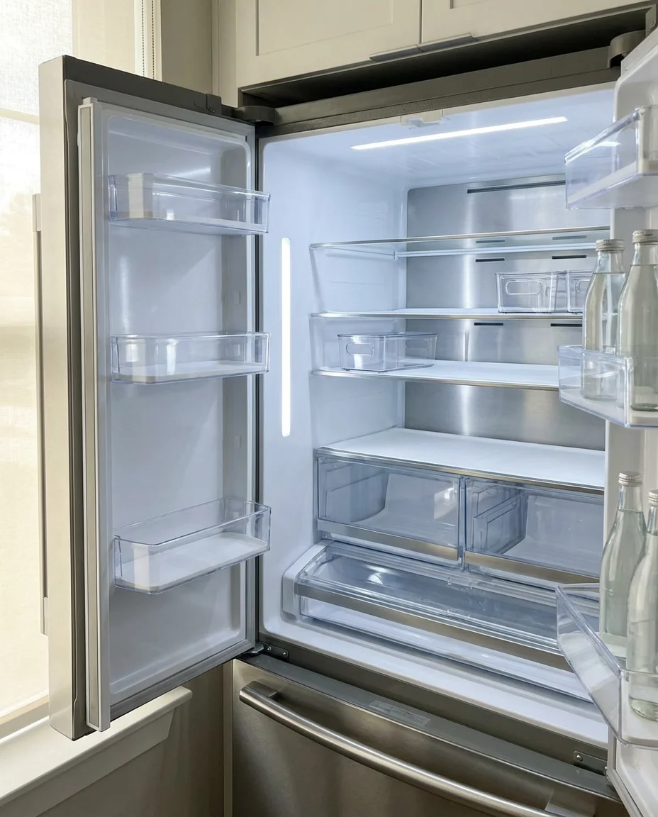Inside Fridge Deep Clean and Reset 2