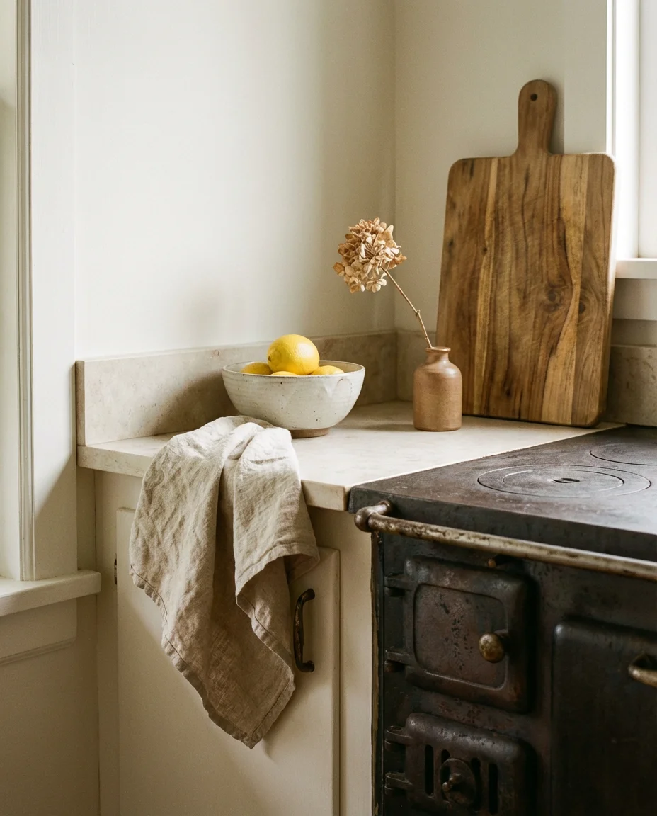 Kitchen Decor With Plants and Natural Textures 2