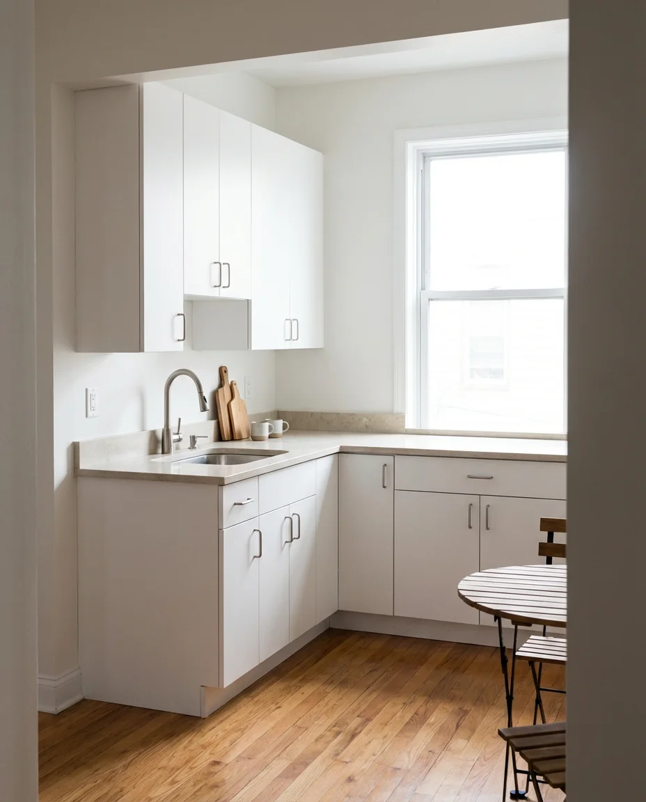 L-Shape Layout in a Small Kitchen 1