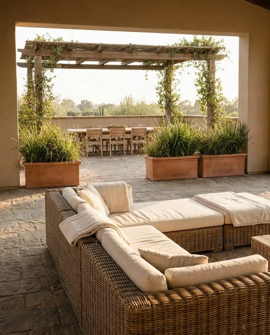 Large Patio With Defined Zones 2