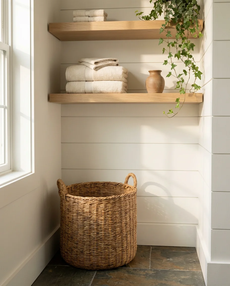 Linen and Rattan Accessories for Texture Layering 1