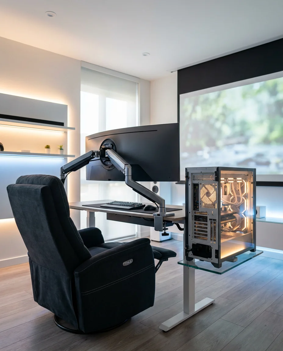 Luxury Aesthetic Gaming Lounge 1