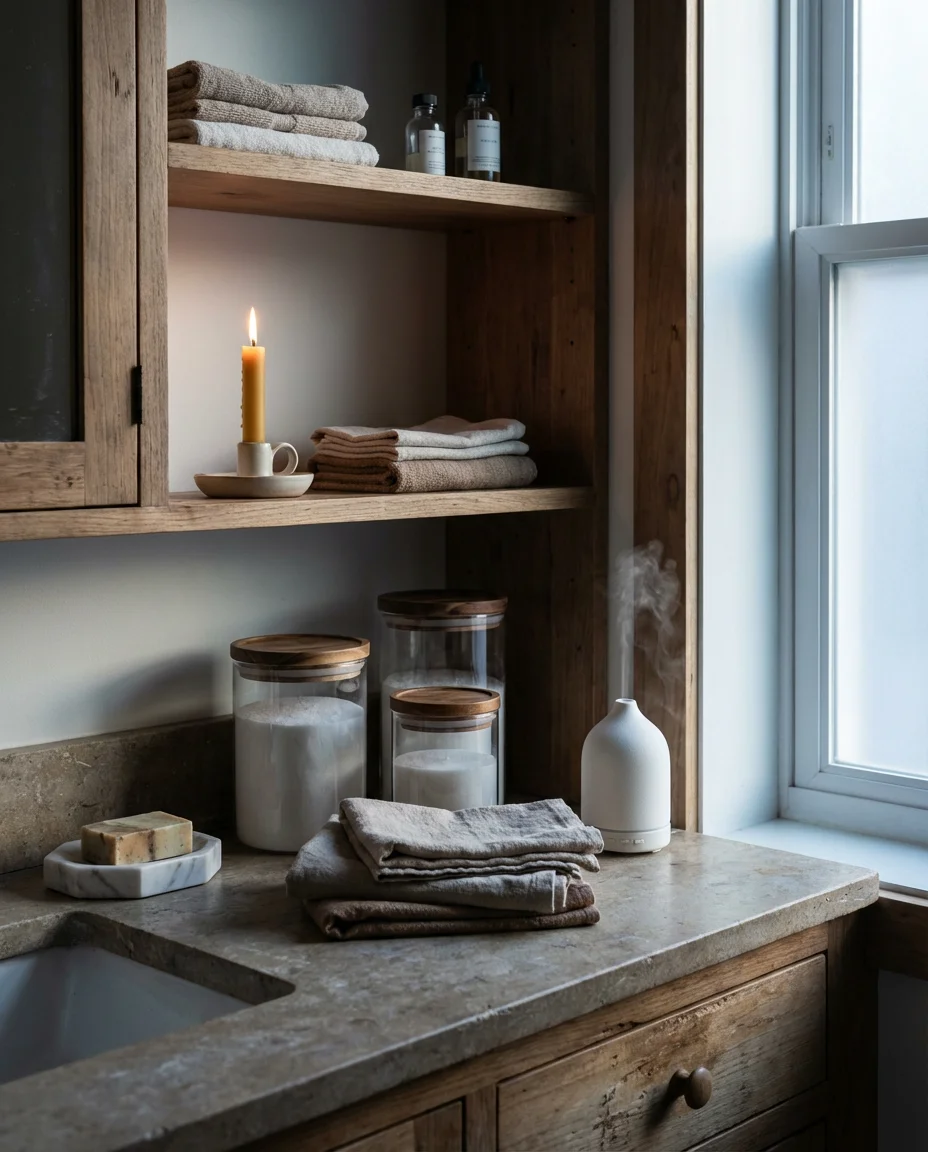Luxury Bathroom Organization Aesthetic 1
