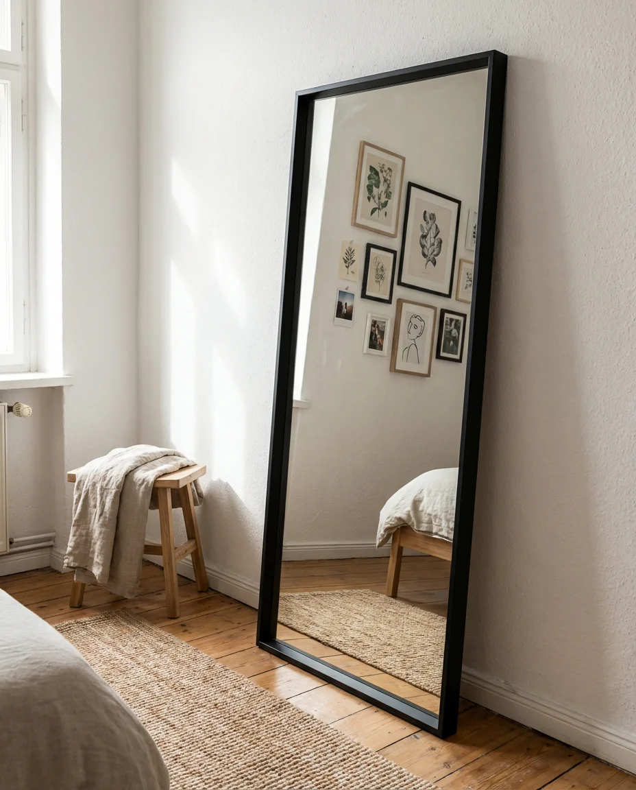Maximizing a Small Bedroom with Strategic Mirror Placement 2