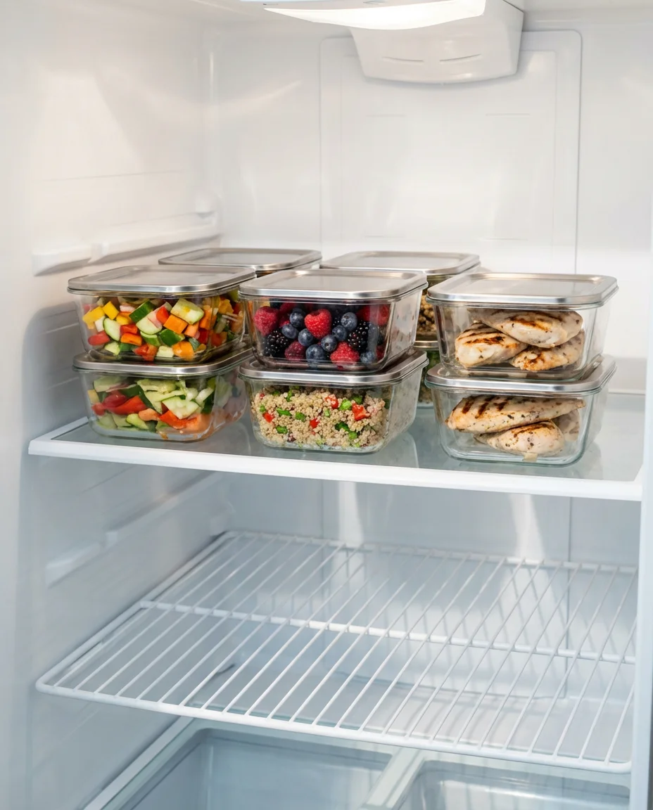 Meal Prep Ready Fridge Layout 1
