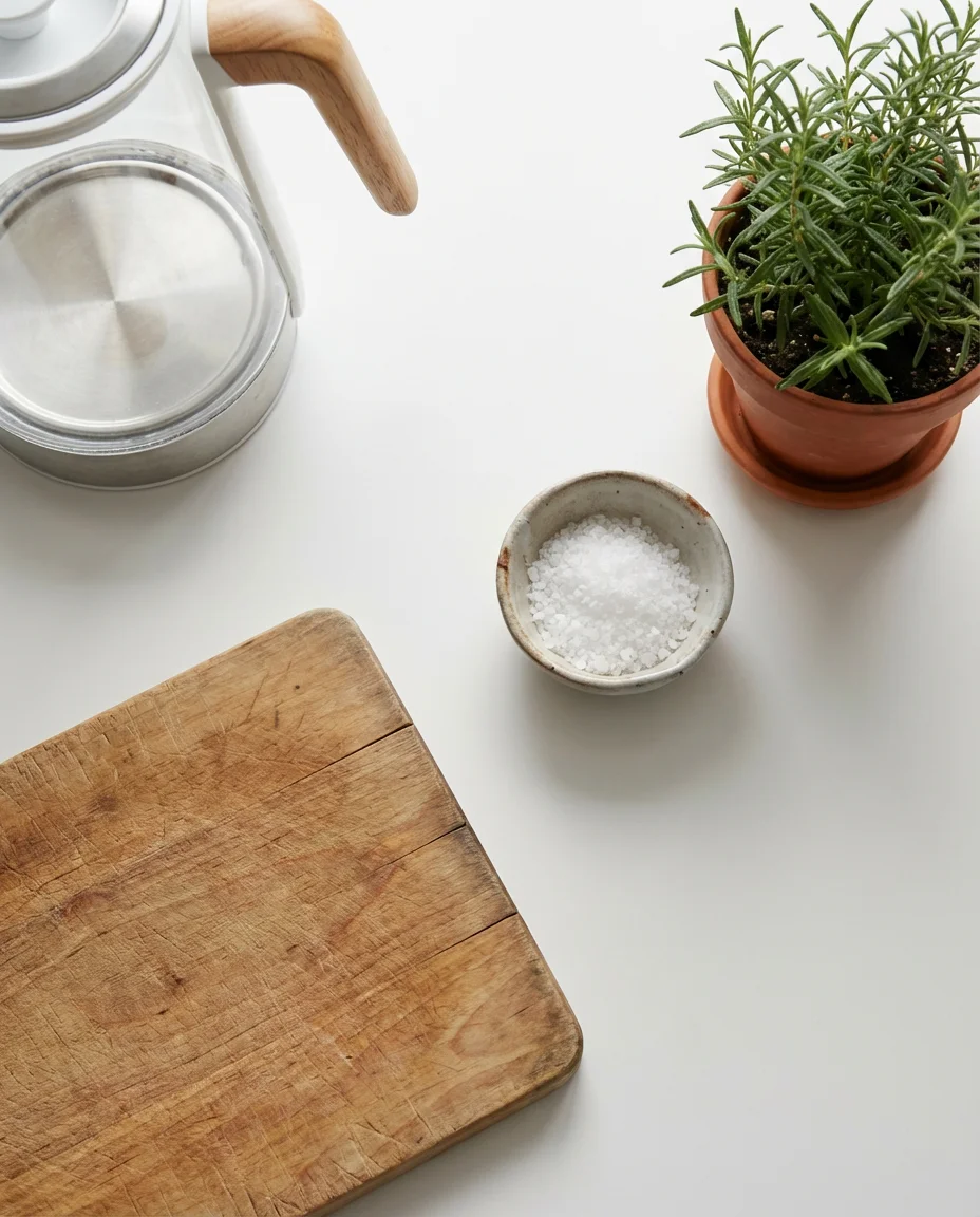 Minimalist Budget Kitchen in a Studio 2