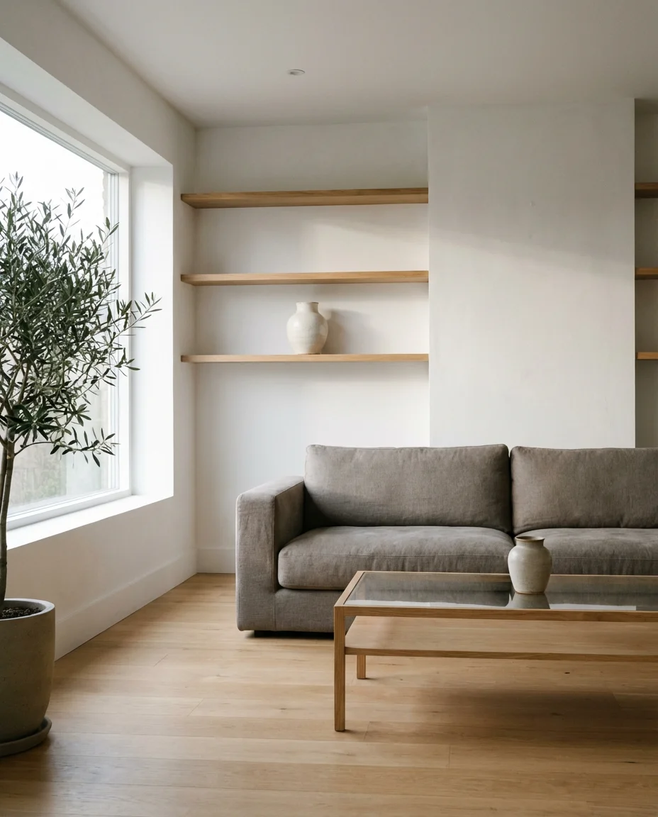 Minimalist Living Room With Clean Lines 1