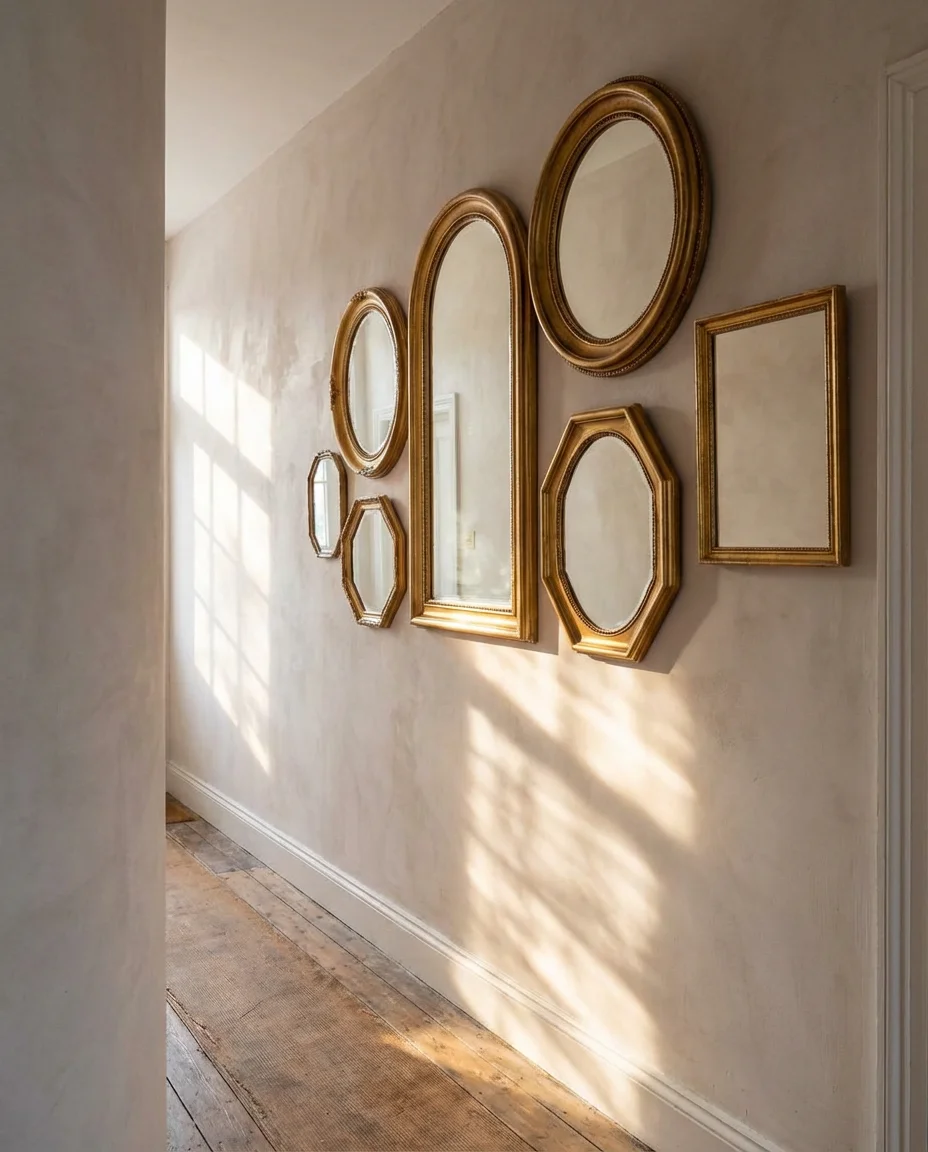 Mirror Gallery Wall for a Small Space 1