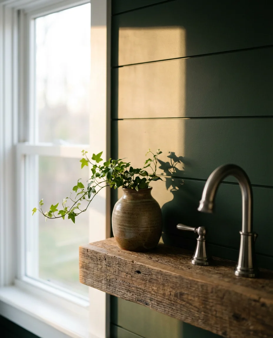 Modern Farmhouse Shiplap Accent Wall 2