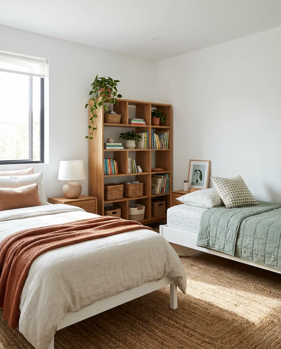 Modern Sisters Room With Personalized Zones 1