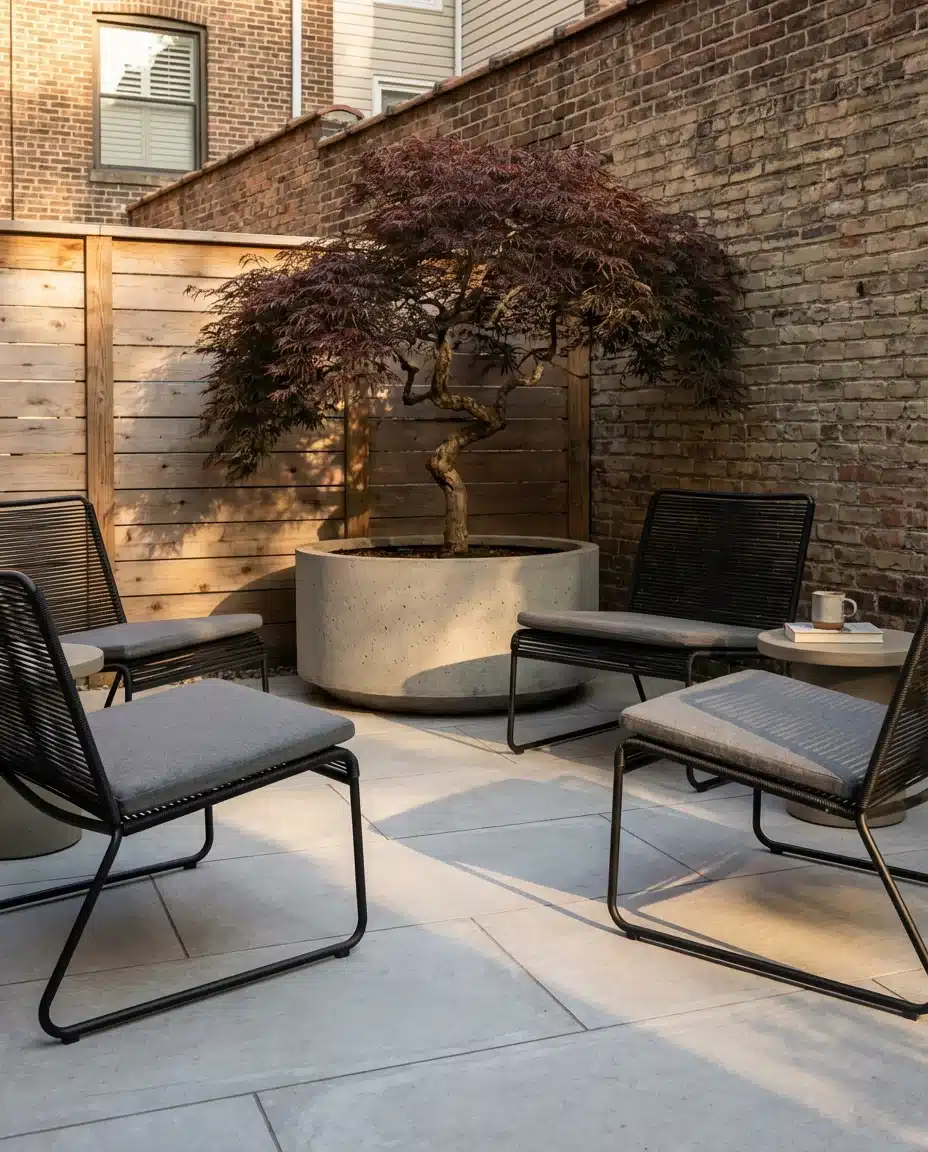 Modern Small Patio for Urban Backyards 1