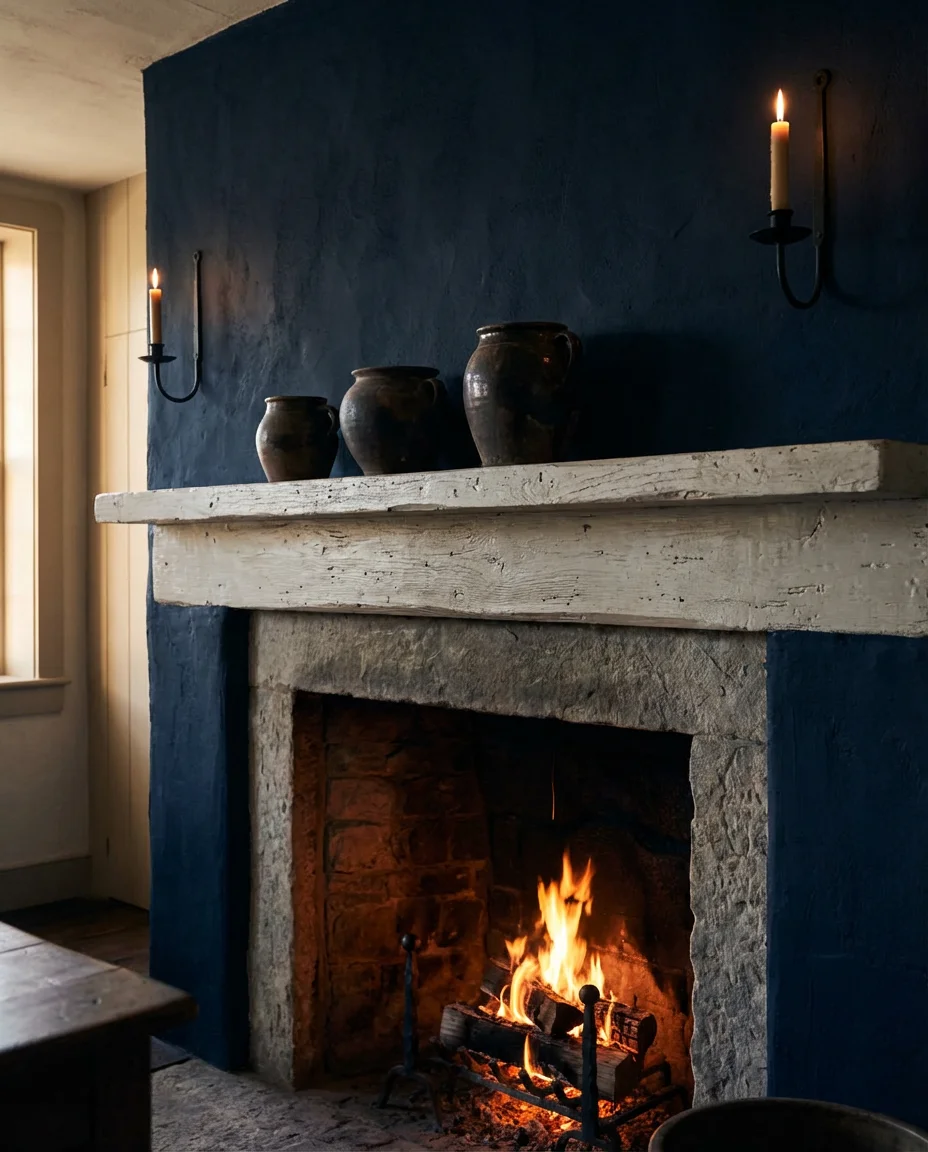 Moody Farmhouse With Dark Walls and Rich Tones 2